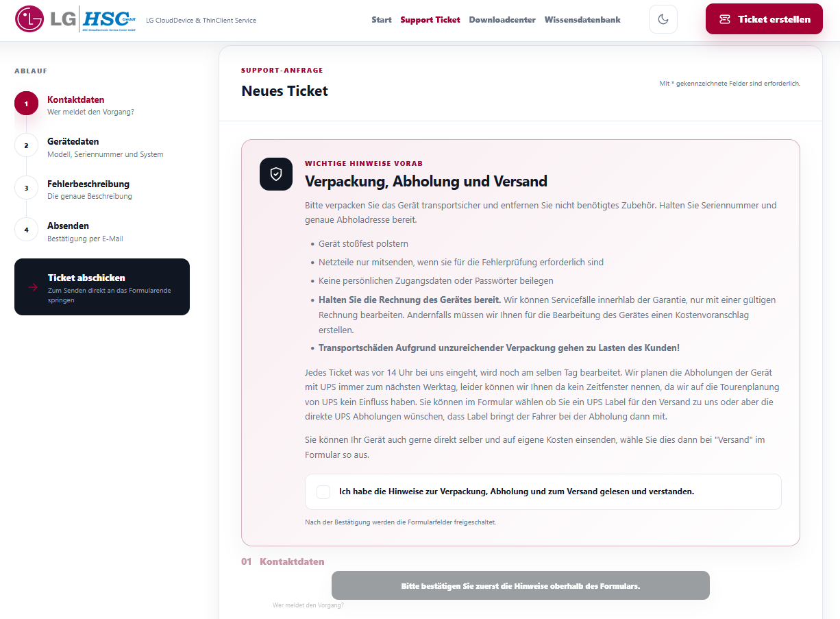 Screenshot 1 von Ticket & Support System
